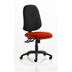 Eclipse XL Task Operator Chair Pimento Colour Seat With Arm