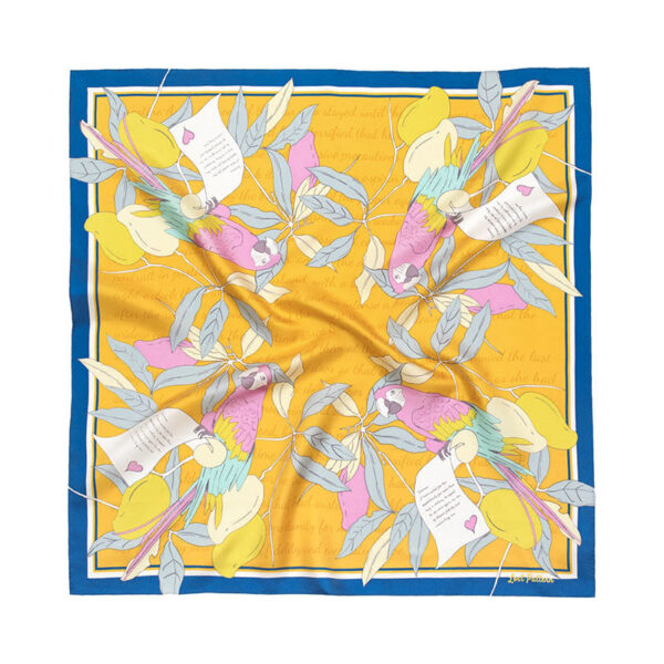 El Amor Silk Bandana Yellow