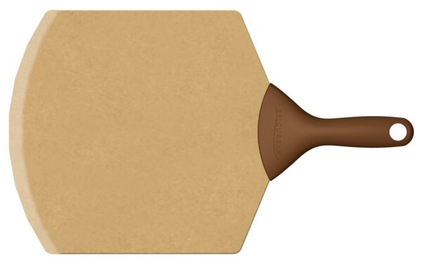 Epicurean 21 x 14 Natural Pizza Peel with Brown Handle