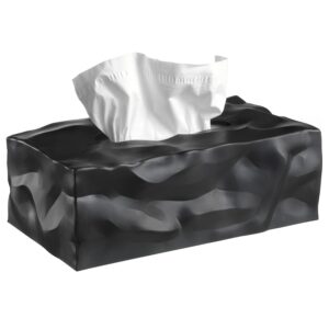 Essey Black Wipy 2 Tissue Box Cover