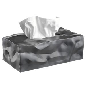 Essey Graphite Grey Wipy 2 Tissue Box Cover