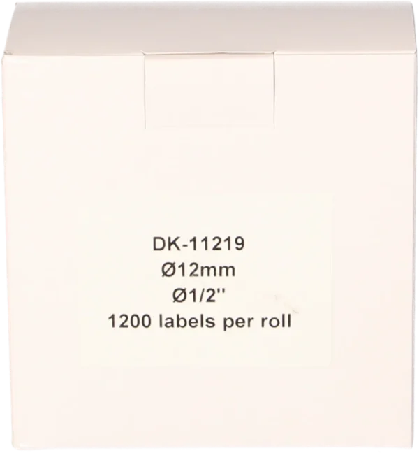 FLWR Brother DK 11219 12 mm x 12 mm wit