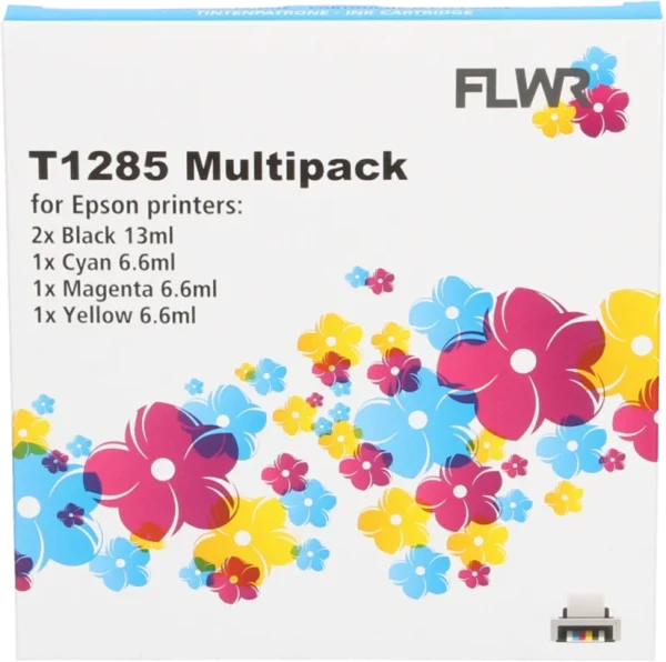 FLWR Epson T1285 Multipack zwart en kleur