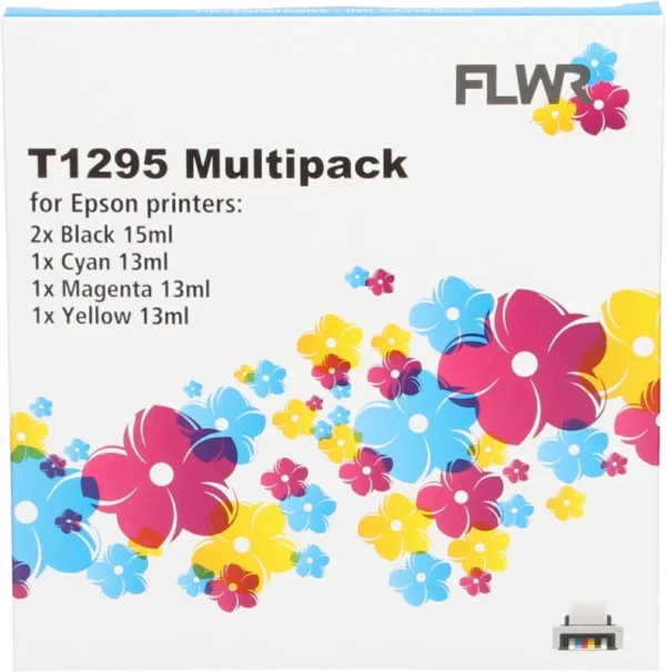 FLWR Epson T1295 Multipack zwart en kleur