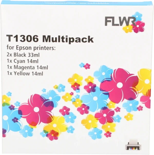 FLWR Epson T1306 Multipack zwart en kleur