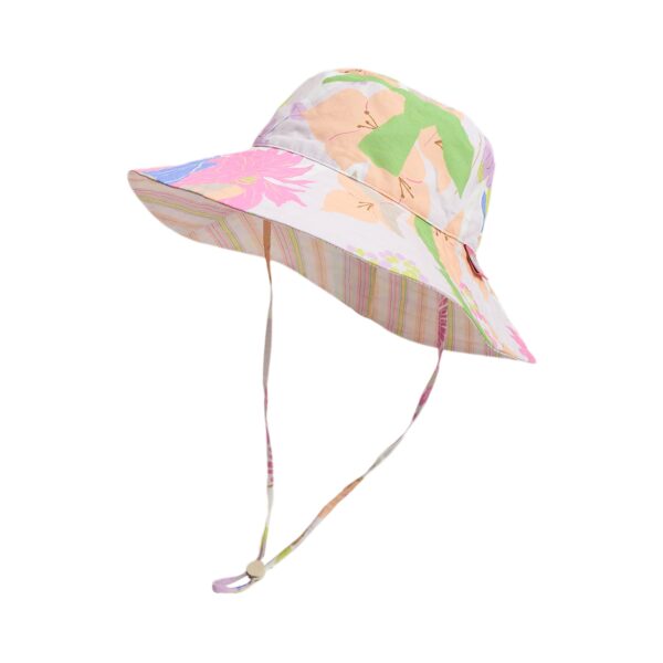 FRIDA x LOST PATTERN Fridas Garden Cotton Reversible Sun Hat Pink