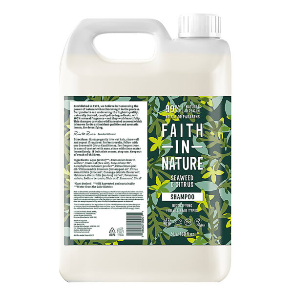 Faith in Nature Seaweed Citrus Shampoo 5L