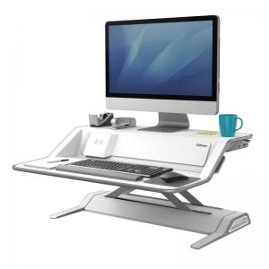 Fellowes 8081101 Lotus DX Sit Stand Workstation White 28828J