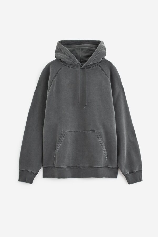 Felpa HOODED TAOS SWEAT in cotone grigio