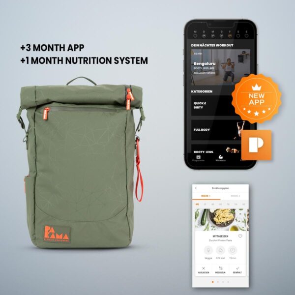 Fitnessstudio to Go + 3 Monate App + Nutrition System 1 Monat