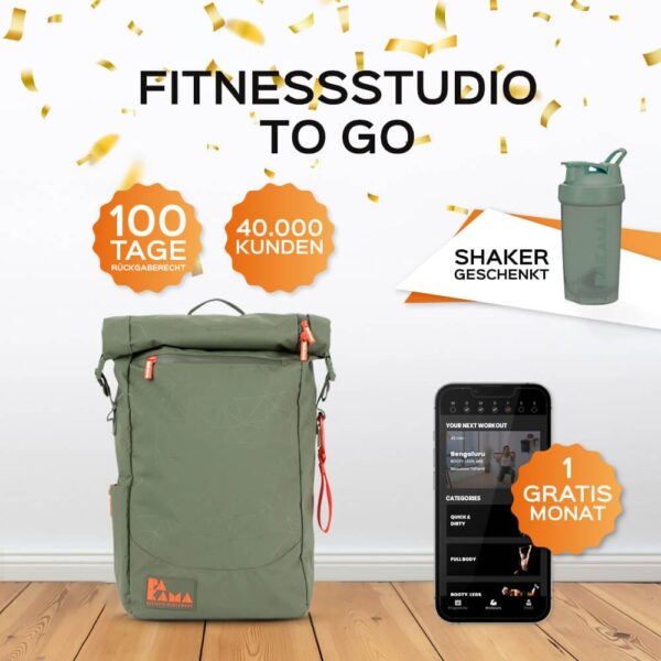 Fitnessstudio to Go inkl App + Shaker