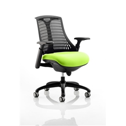 Flex Task Operator Chair Black Frame Black Back Swizzle Col