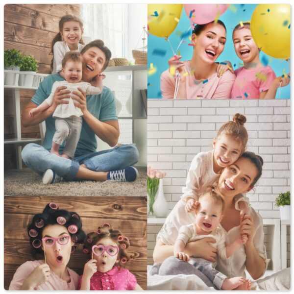 Foam Board Prints | 10x10 | High Quality Foam Board Printing | Borderless Collage | Ready To Hang | Full Colour Printing | ASDA photo