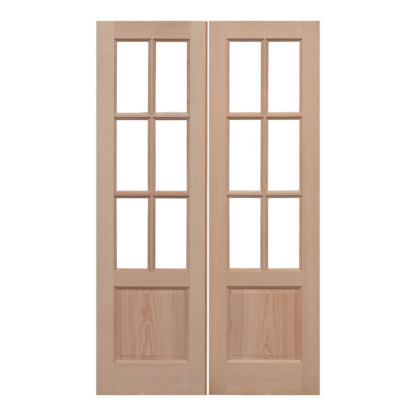 GTP 2P Hemlock External French Doors x 44mm