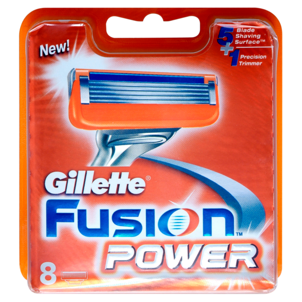 Gillette Blade Fusion Power Blades 8 Pack