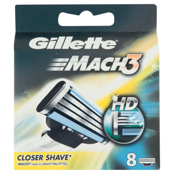 Gillette Mach 3 Blades 8 Pack