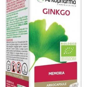 Ginkgo bio arkocapsule 130 capsule arkofarm srl