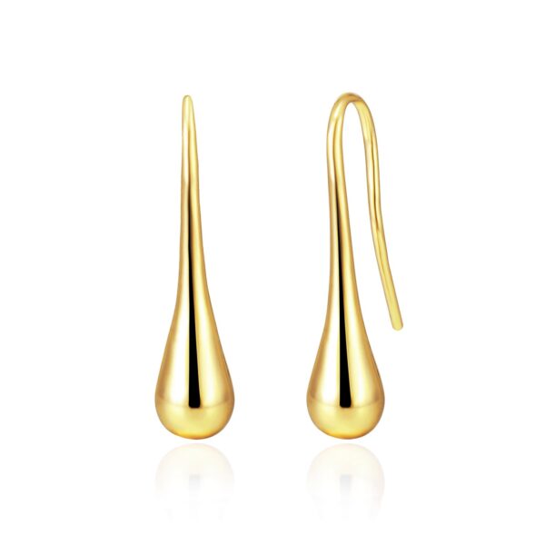 Gold Plated Teardrop Earrings