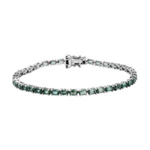 Grüner Kyanit Silber Armband 12 65 Ct