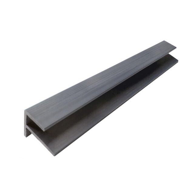 HD Clad Pro F Shape Trim for Composite Cladding 45 x 60mm Slate