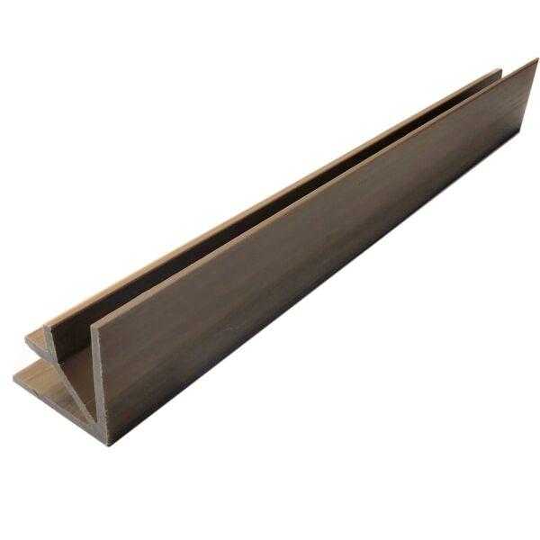 HD Clad Pro Inside Corner Angle for Composite Cladding 69 x 69mm Cedar Brown