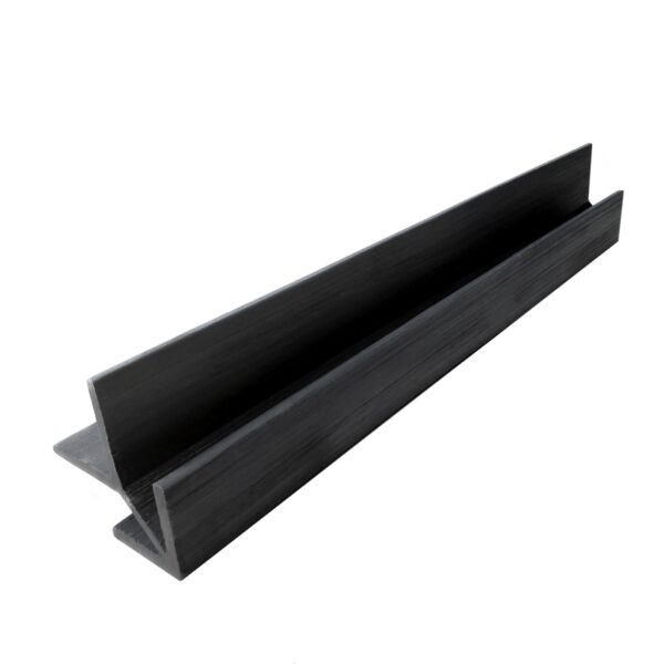 HD Clad Pro Outside Corner Angle for Composite Cladding 45 x 45mm Carbon