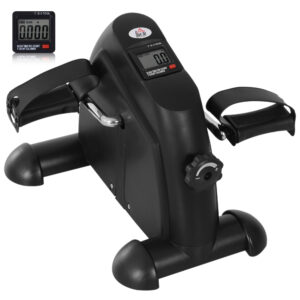 HOMCOM Mini Exercise Bike Fitness WLCD Display 9Wx 40Dx 31Hcm Black