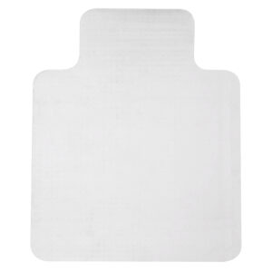 HOMCOM Office Carpet Protector Chair Mat Clear Spike Non Slip Chairmat Frosted Lipped Aosom UK