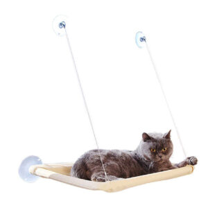 Hamaca de Gato Cama Colgante de Mascota Asiento para Gato con Ventosa 5535cm Carga Máx 20KG para Tomar el Sol Echar Siesta Antirasguños