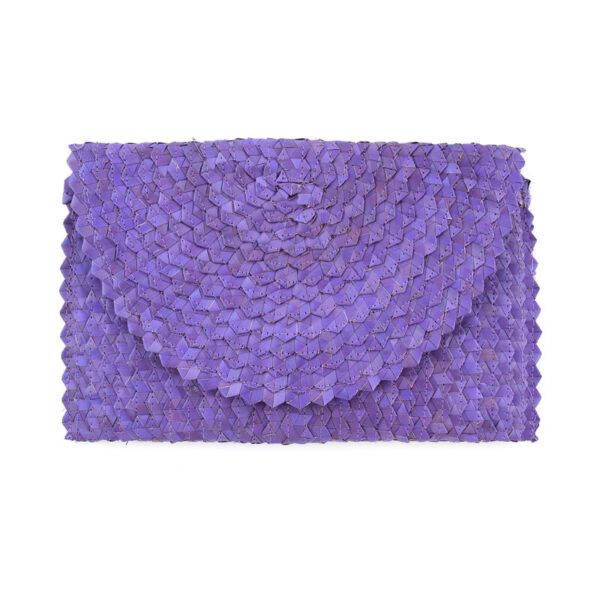 Handgemachte Clutch Tasche aus Palmblättern