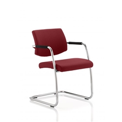 Havanna Visitor Chair Chilli Colour With Arms KCUP0294