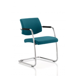 Havanna Visitor Chair Kingfisher Colour With Arms KCUP0