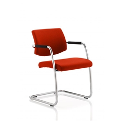 Havanna Visitor Chair Pimento Colour With Arms KCUP0292