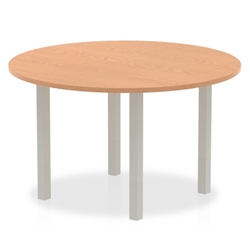 Impulse 1200 Round Meeting Table Oak I000788