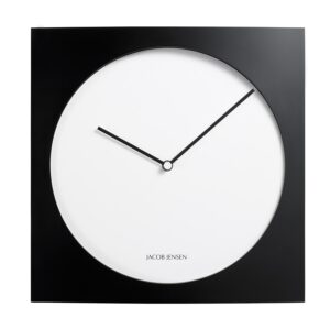 Jacob Jensen Black and White 320 Wall Clock