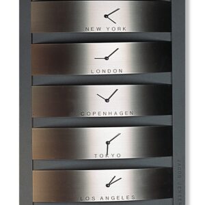 Jacob Jensen Stainless Steel World Timer