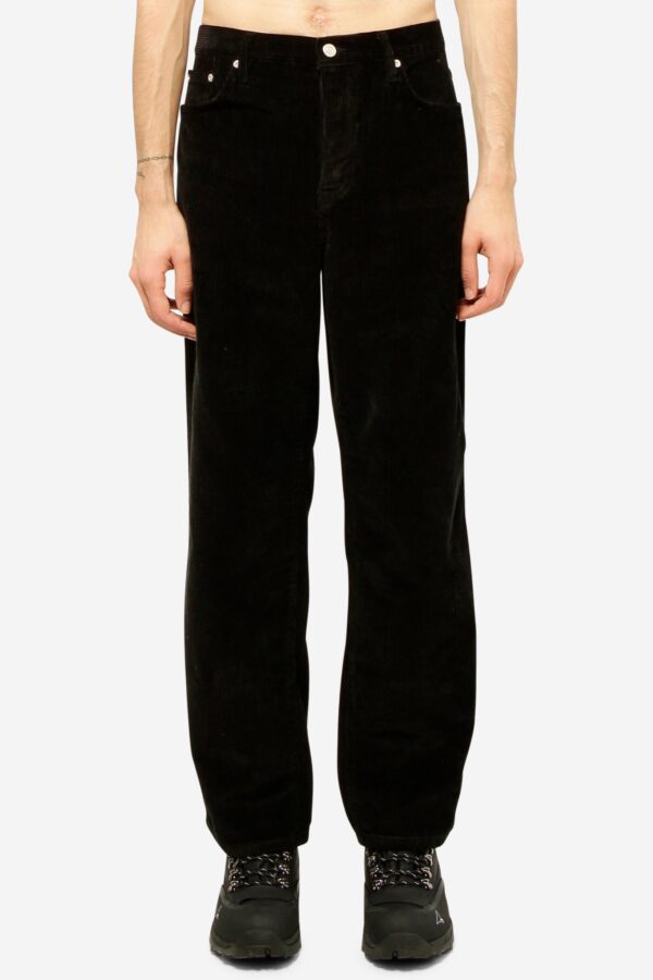 Jeans CORDUROY BIG OL in cotone nero