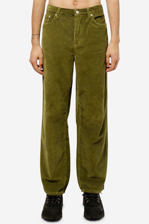 Jeans CORDUROY BIG OL in cotone verde