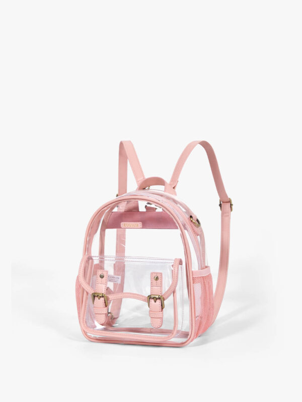 Lilas Clear Mini Backpacks Stadium Aproved