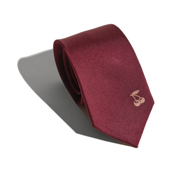 Lost Cherries Silk Tie Red