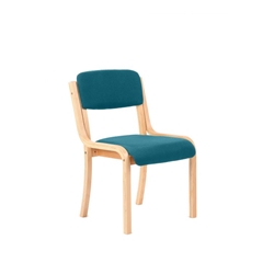 Madrid Visitor Chair Kingfisher Colour Without Arms KCU