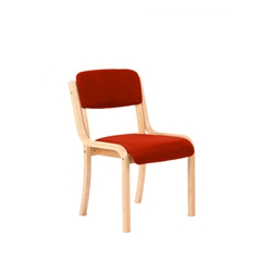 Madrid Visitor Chair Pimento Colour Without Arms KCUP03