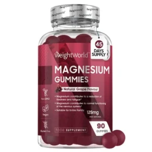 Magnesium Gummies 125mg Per Serving 90 Gummies