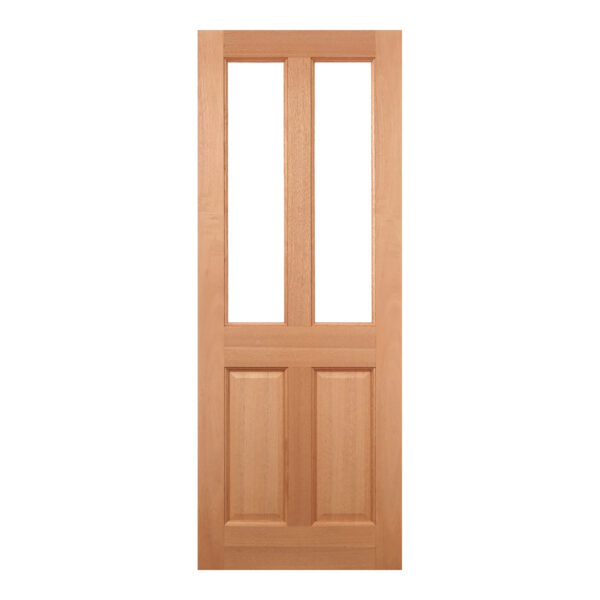 Malton 2L Glazed External Hardwood External Door 2 Lights With Frosted Double Glazed Unit