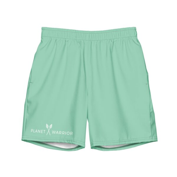 Mens swim trunks green