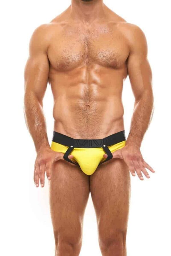 Modus Vivendi Double Boost Brief Front Back Enhancement Yellow Polyester L