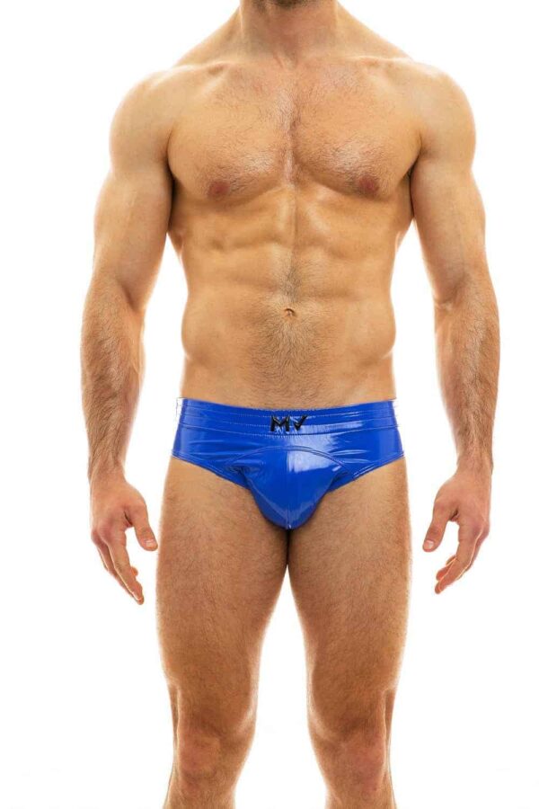 Modus Vivendi PVC Vinyl Briefs Blue Polyester L