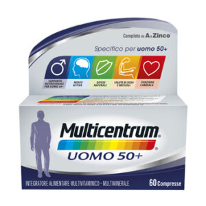 Multicentrum uomo 50+ 60 compresse pfizer italia