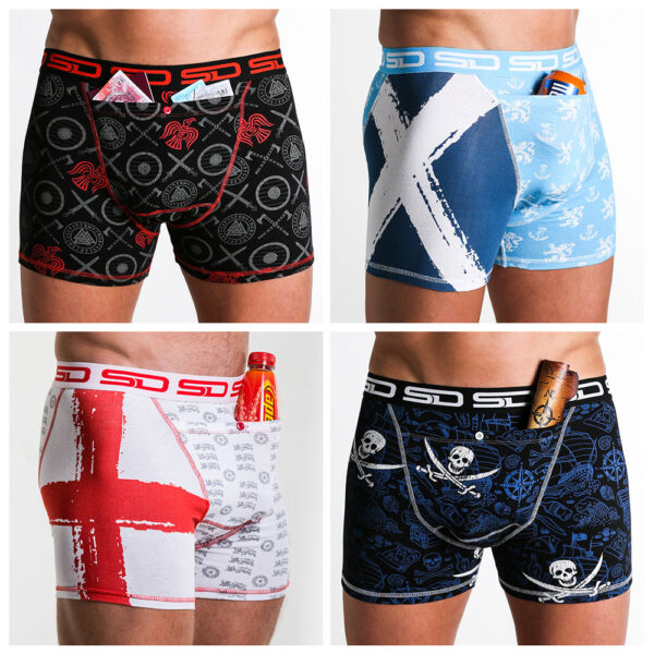 NORTH SEA COLLECTION | SMUGGLING DUDS STASH POCKET BOXERS 4 PACK