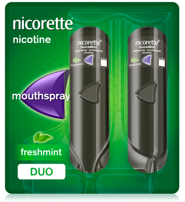 Nicorette Quickmist Spray Duo 2x150 1mg